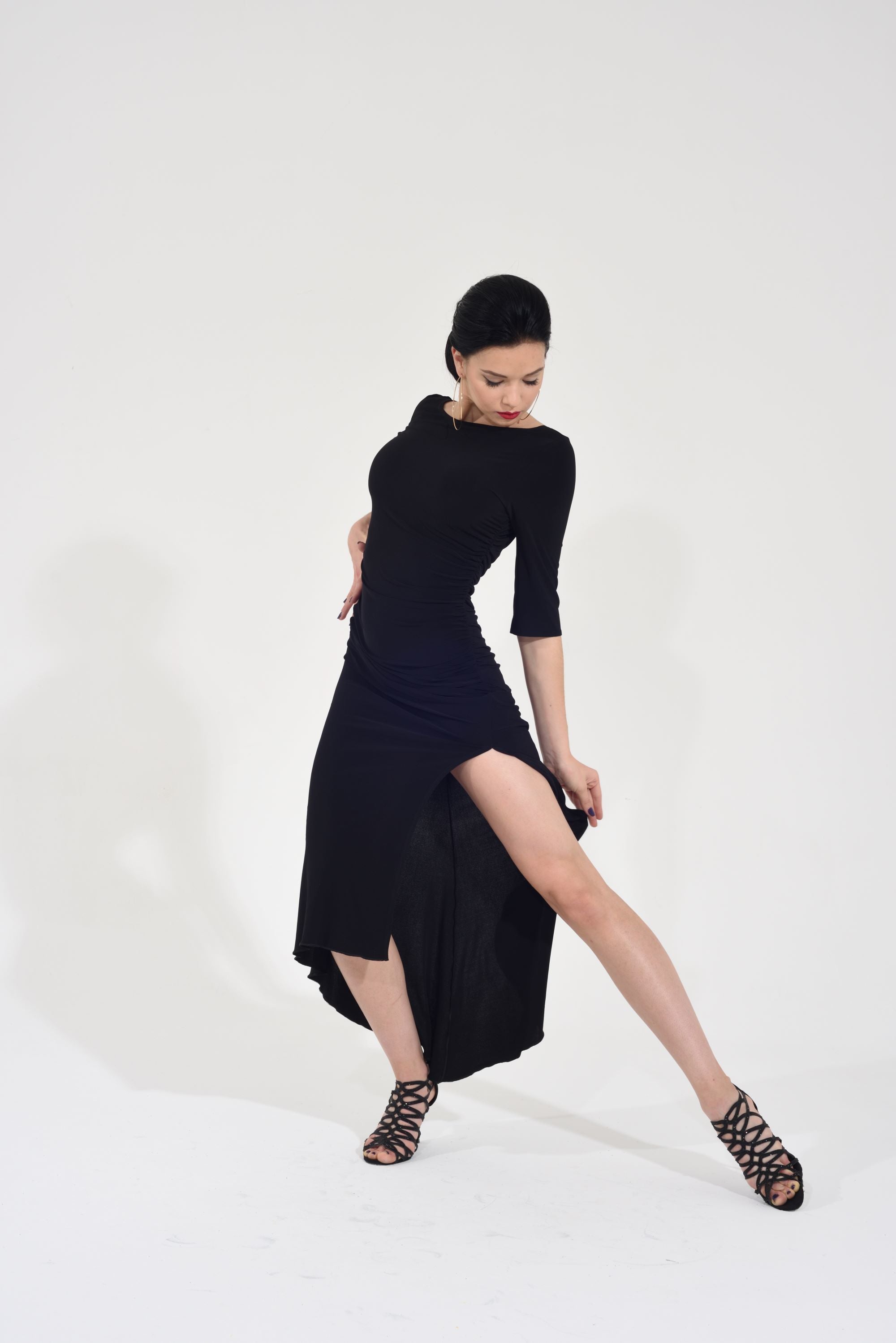 black tango dress