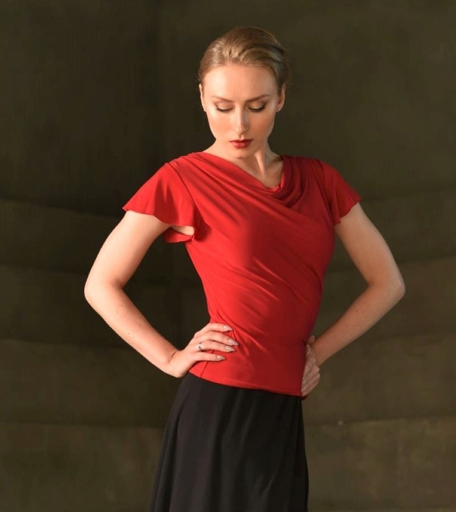 Dance Top Gina SM6013 Ruby red (165)