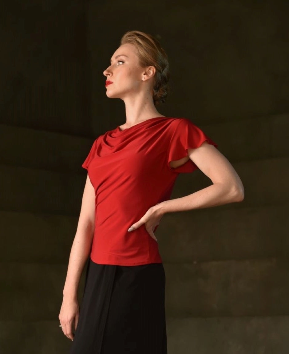 Dance Top Gina SM6013 Ruby red (165)