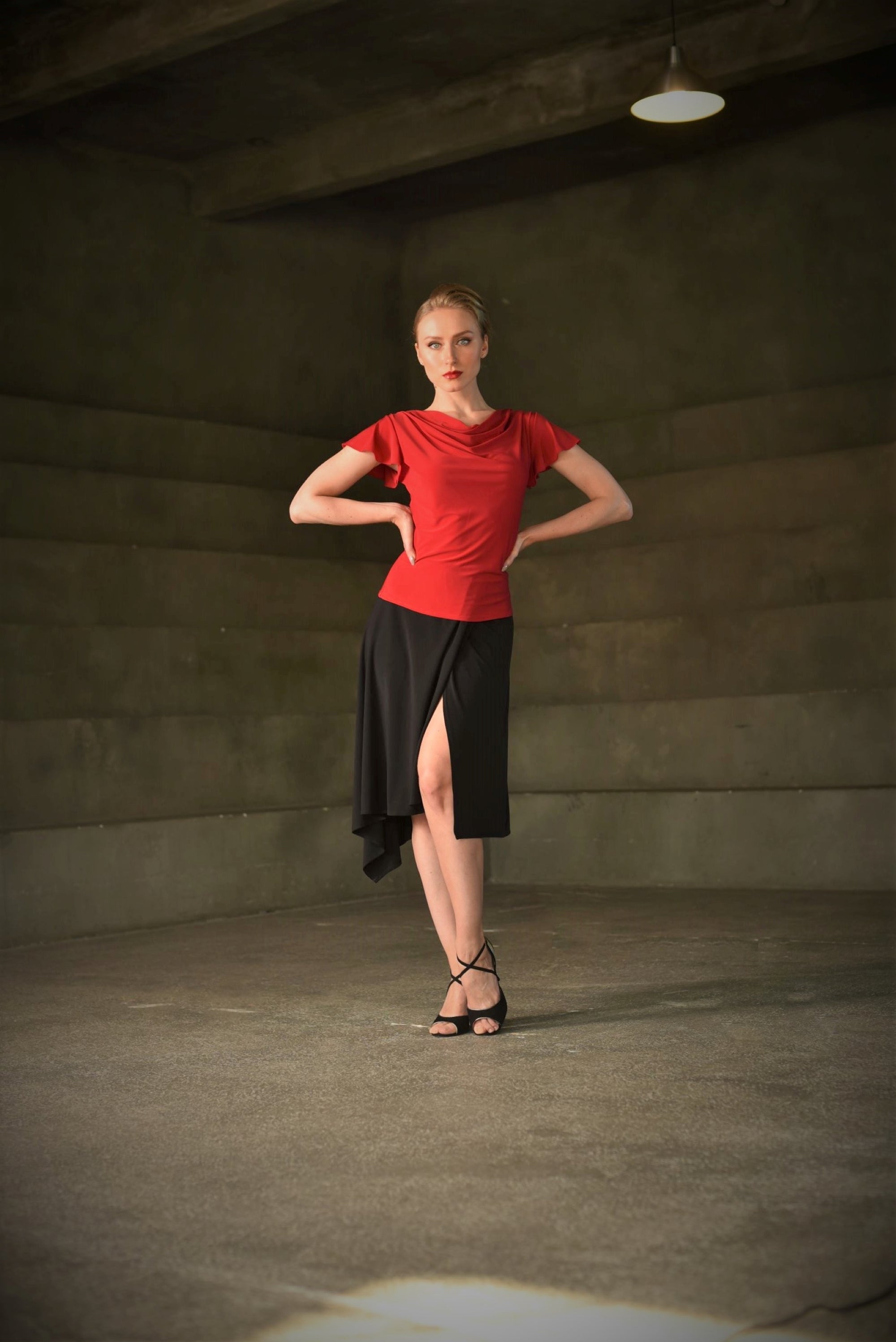 Dance Top Gina SM6013 Ruby red (165)