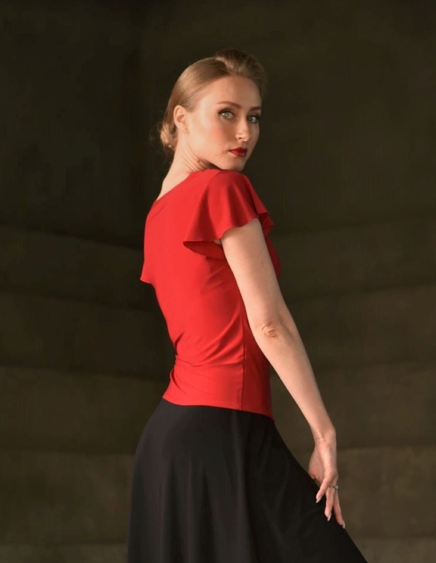 Dance Top Gina SM6013 Ruby red (165)
