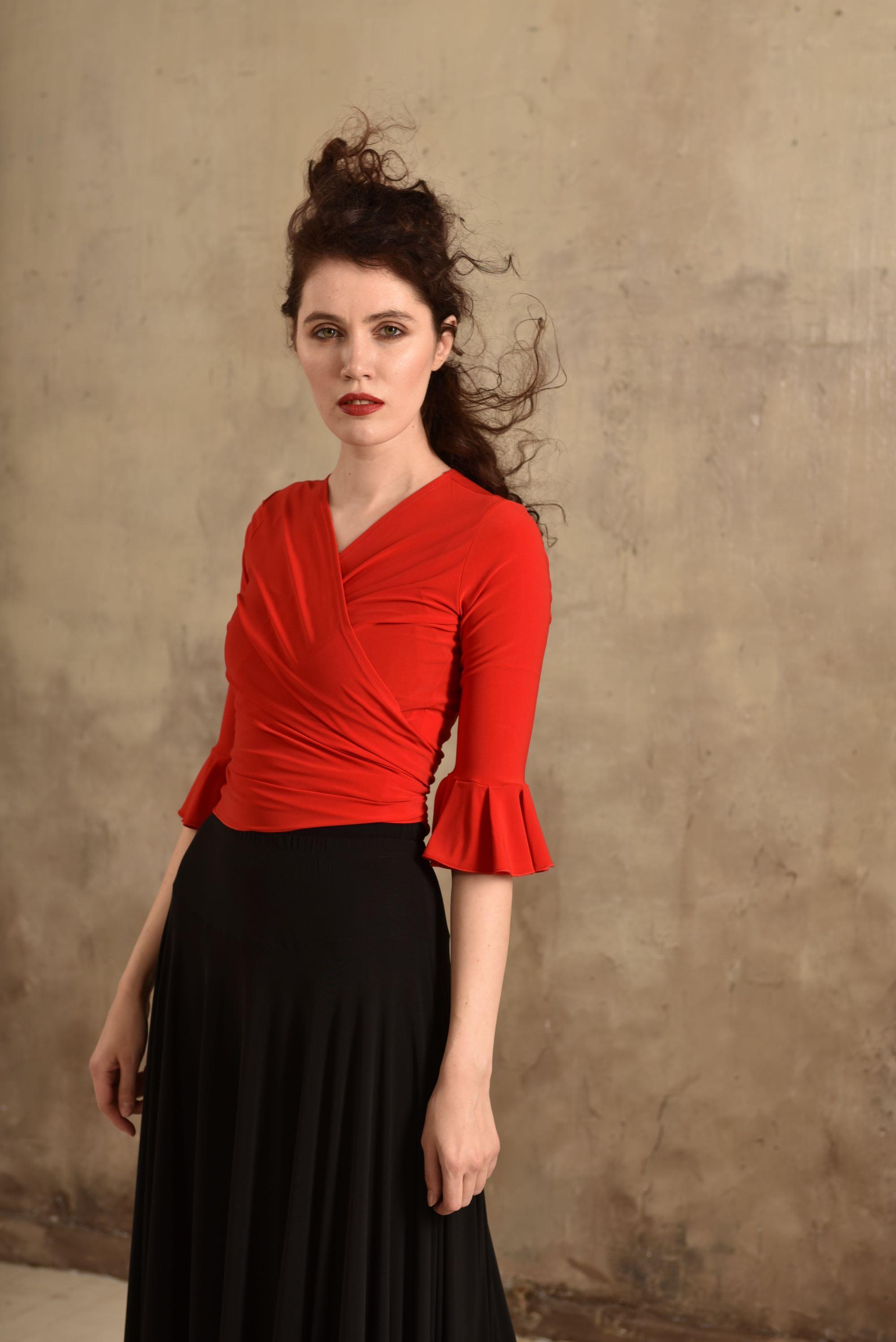 Dance Top Gitana SM6016 Classic red (013)