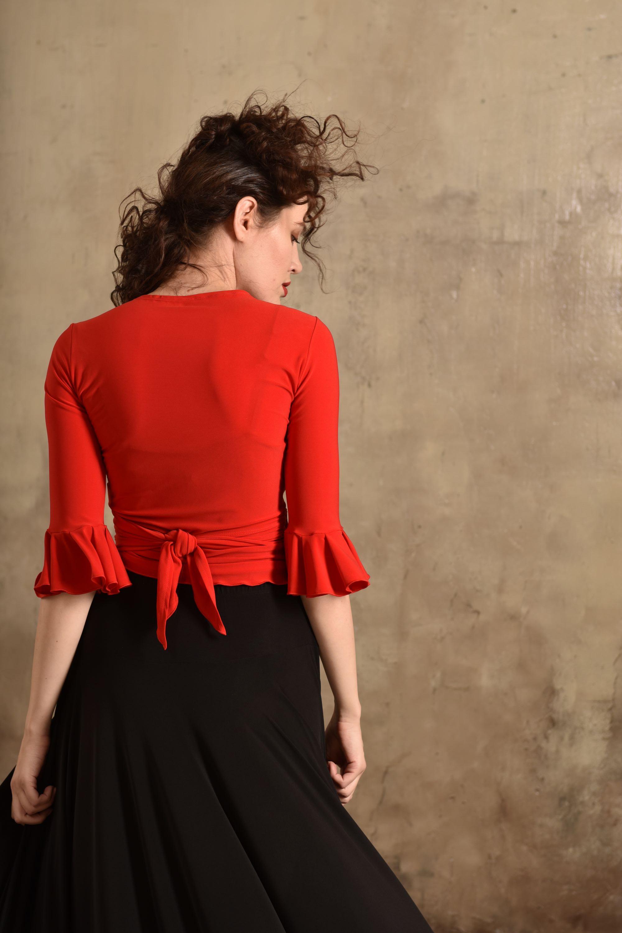 Dance Top Gitana SM6016 Classic red (013)