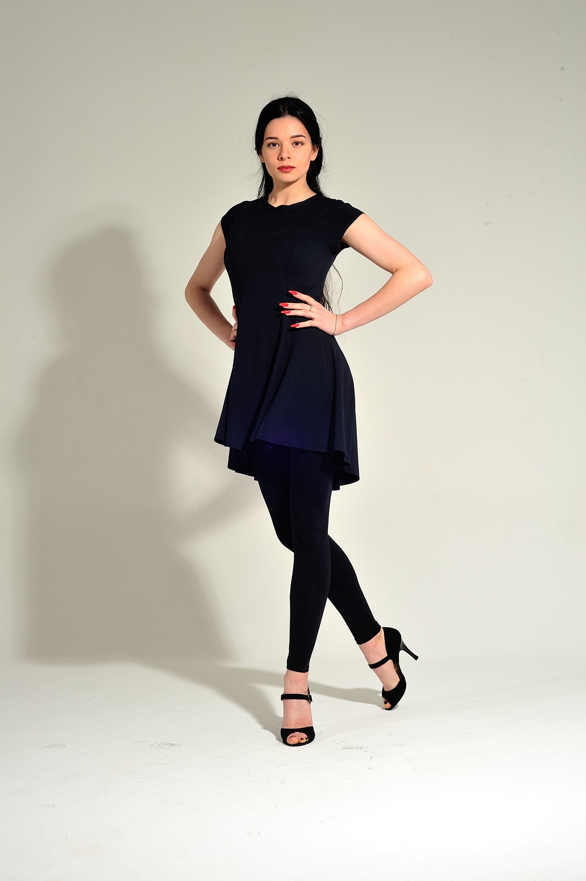 Tanz-Tunikakleid Kira SM6015 Ozeanblau (133)