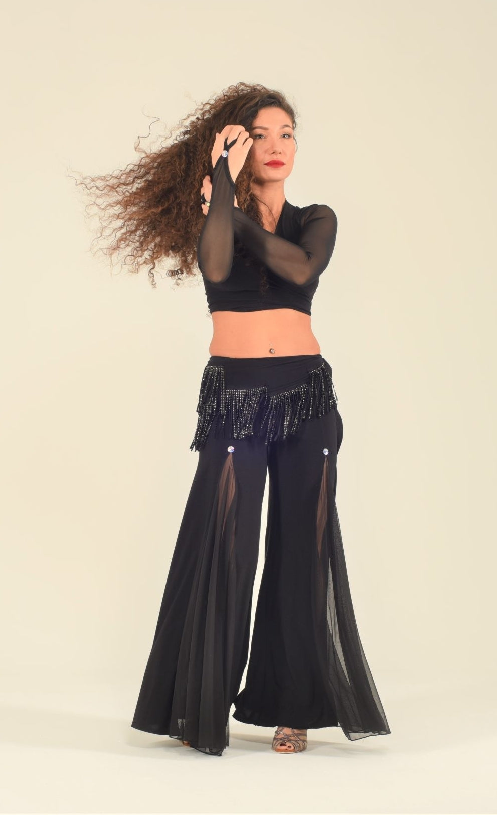 Tanzhose Sheer SM5103 Tiefschwarz (037)