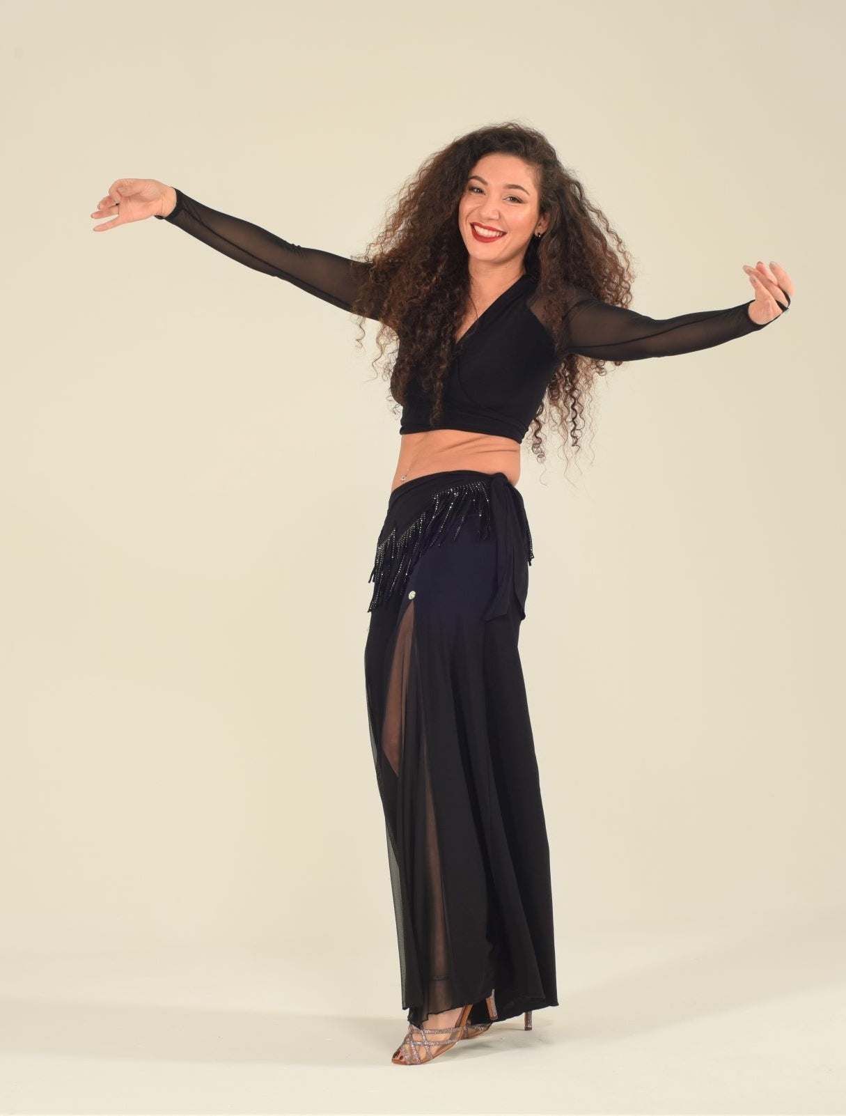 Tanzhose Sheer SM5103 Tiefschwarz (037)