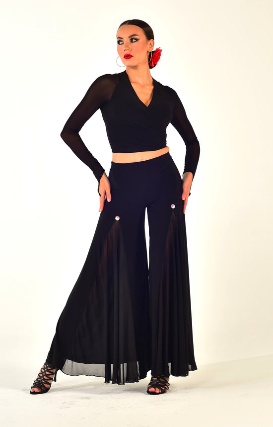 Dance Pants Sheer SM5103 Jet black (037)