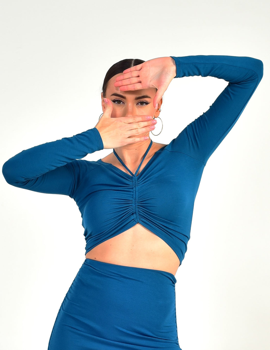 Dance Top Tonia SM6835 Ocean blue (133)