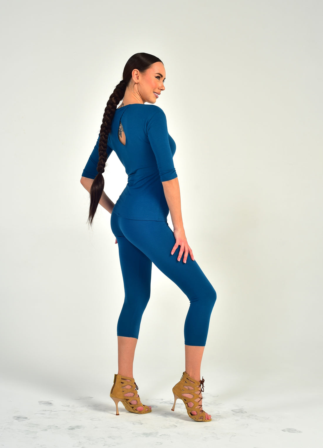 Tanzoberteil Grace SM6023 Ozeanblau (133)