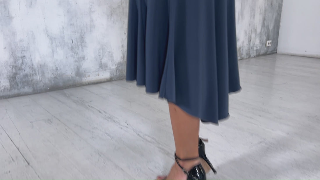 Tangokleid Olga SM8051 Stahlgrau (258)