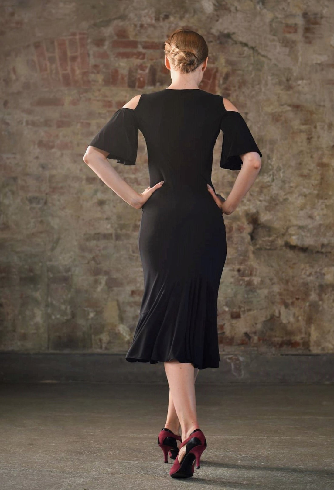 Tangokleid Nerea SM8030 Tiefschwarz (037)