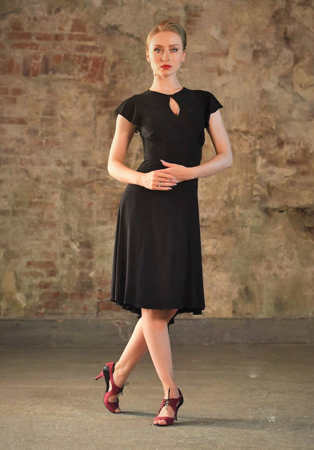 Tanzkleid Martina SM8031 Tiefschwarz (037)