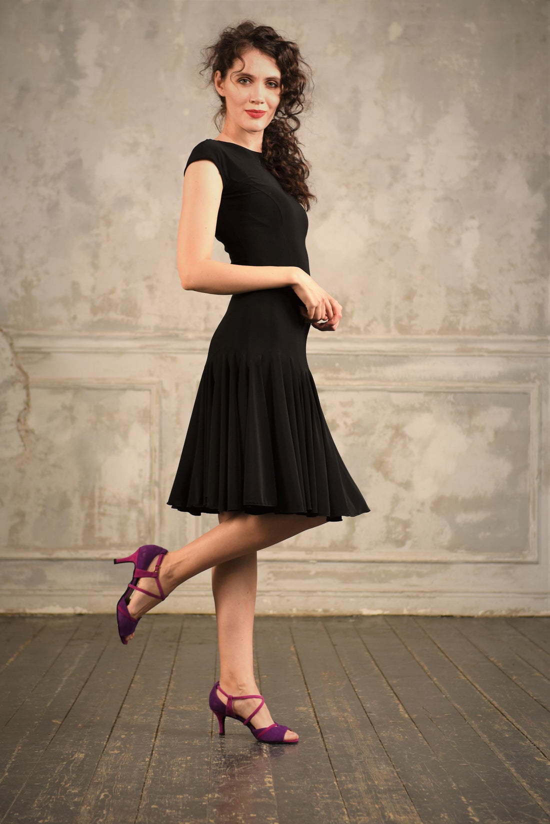Salsakleid Rosario SM8009 Tiefschwarz (037)