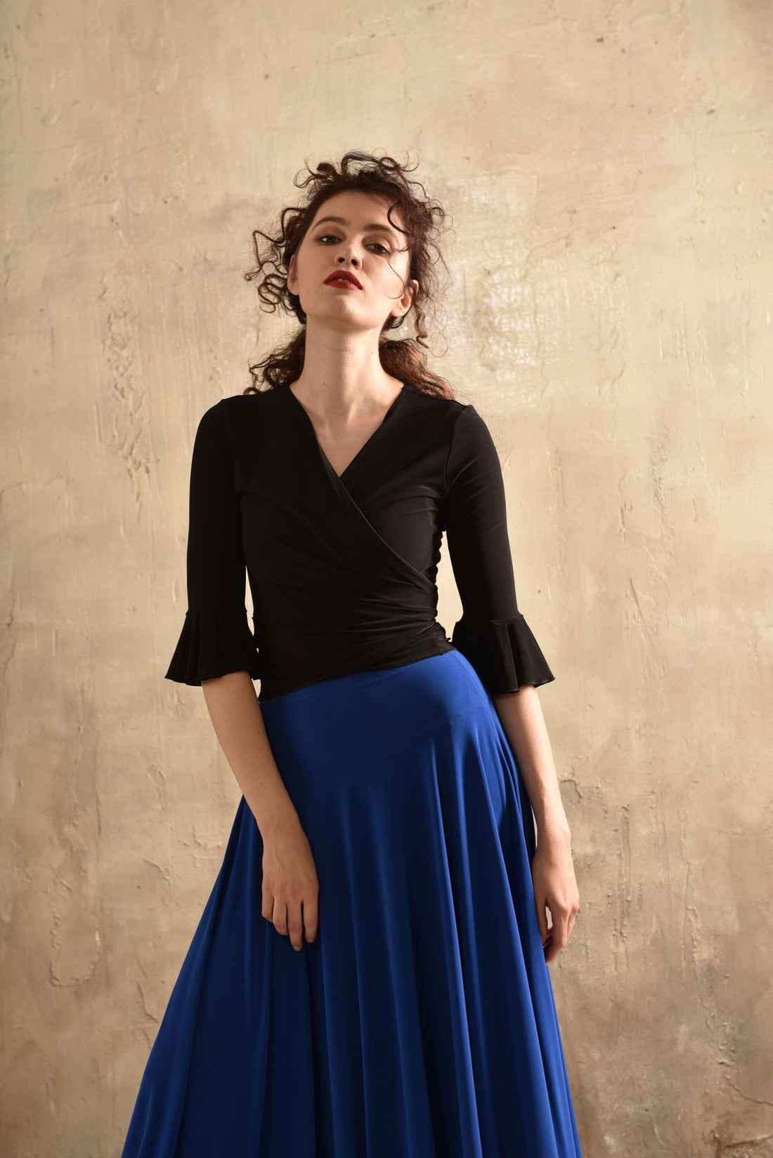 Tanzoberteil Gitana SM6016 Tiefschwarz (037)